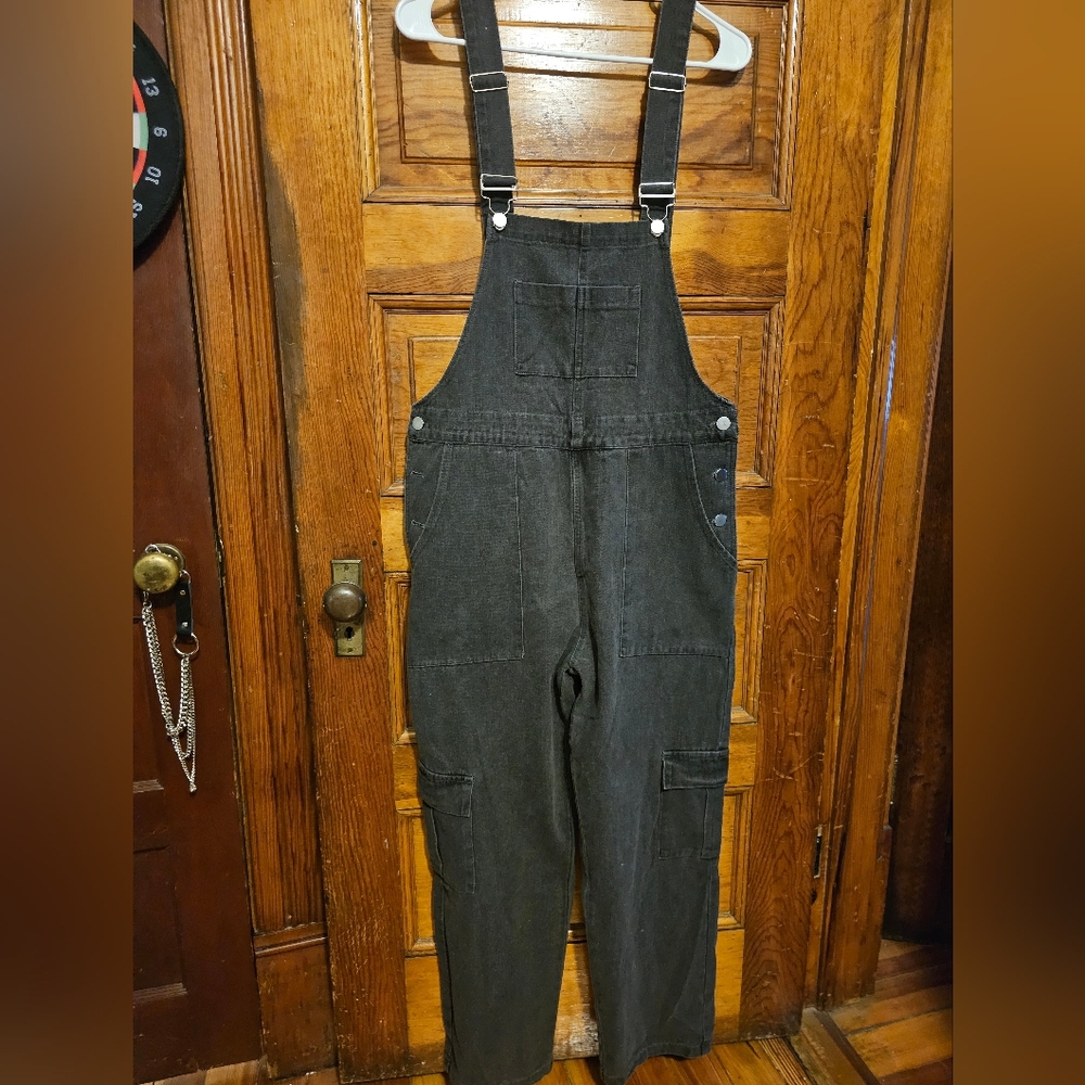 Lets Farm!!  BiBi Women's Black Denim Overalls